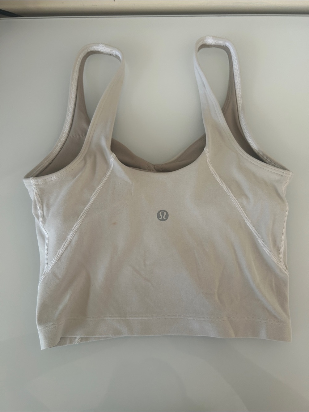 lululemon athletica Beige Light Support Sports Bra Tank